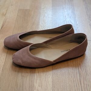 Lucky Brand Brown Leather Women's Flats